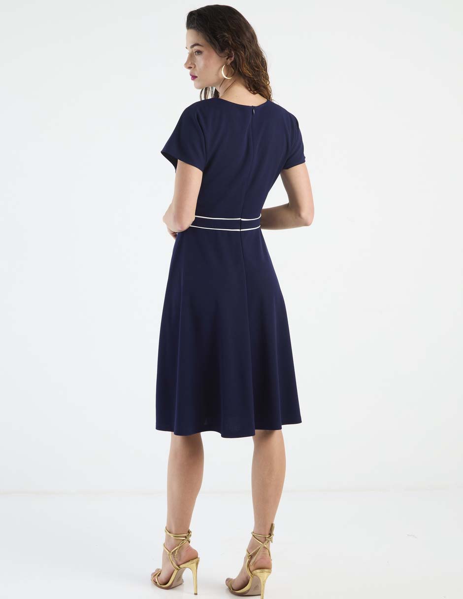 Vestido a la rodilla casual para mujer 6