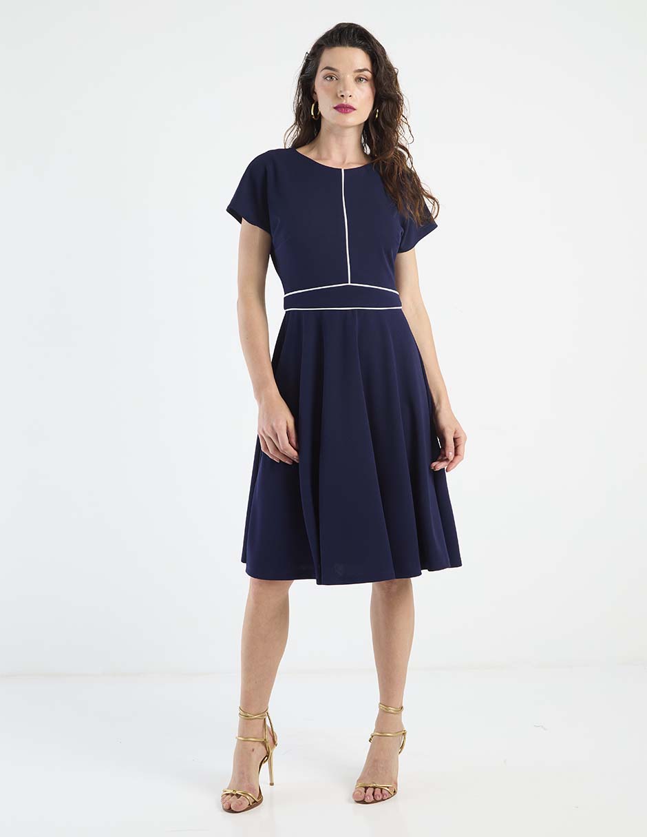 Vestido a la rodilla casual para mujer Vestido a la rodilla casual para mujer