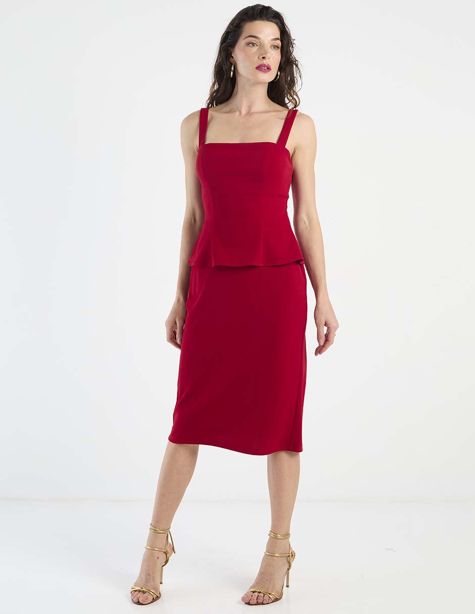 Vestido midi casual para mujer Vestido midi casual para mujer