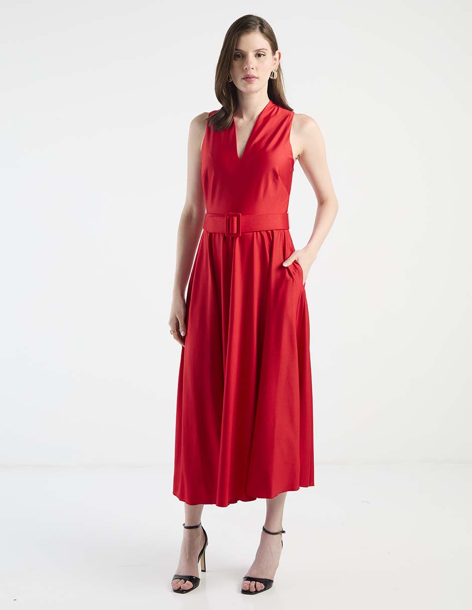 Vestido crop casual Rue de la Paix para mujer