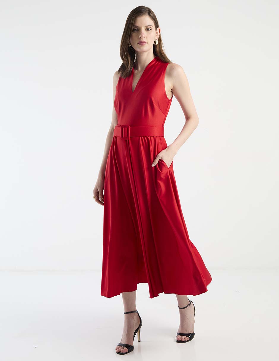 Vestido crop casual Rue de la Paix para mujer