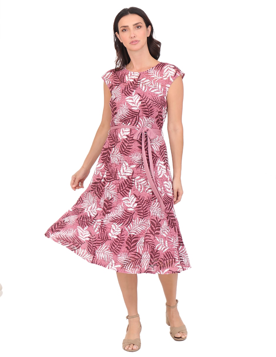 Vestido midi casual para mujer