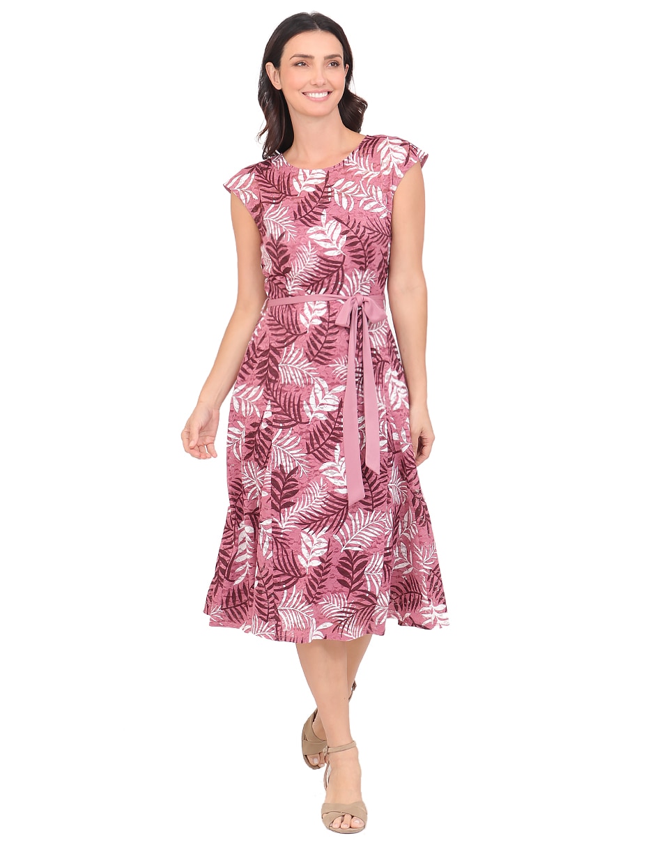 Vestido midi casual para mujer