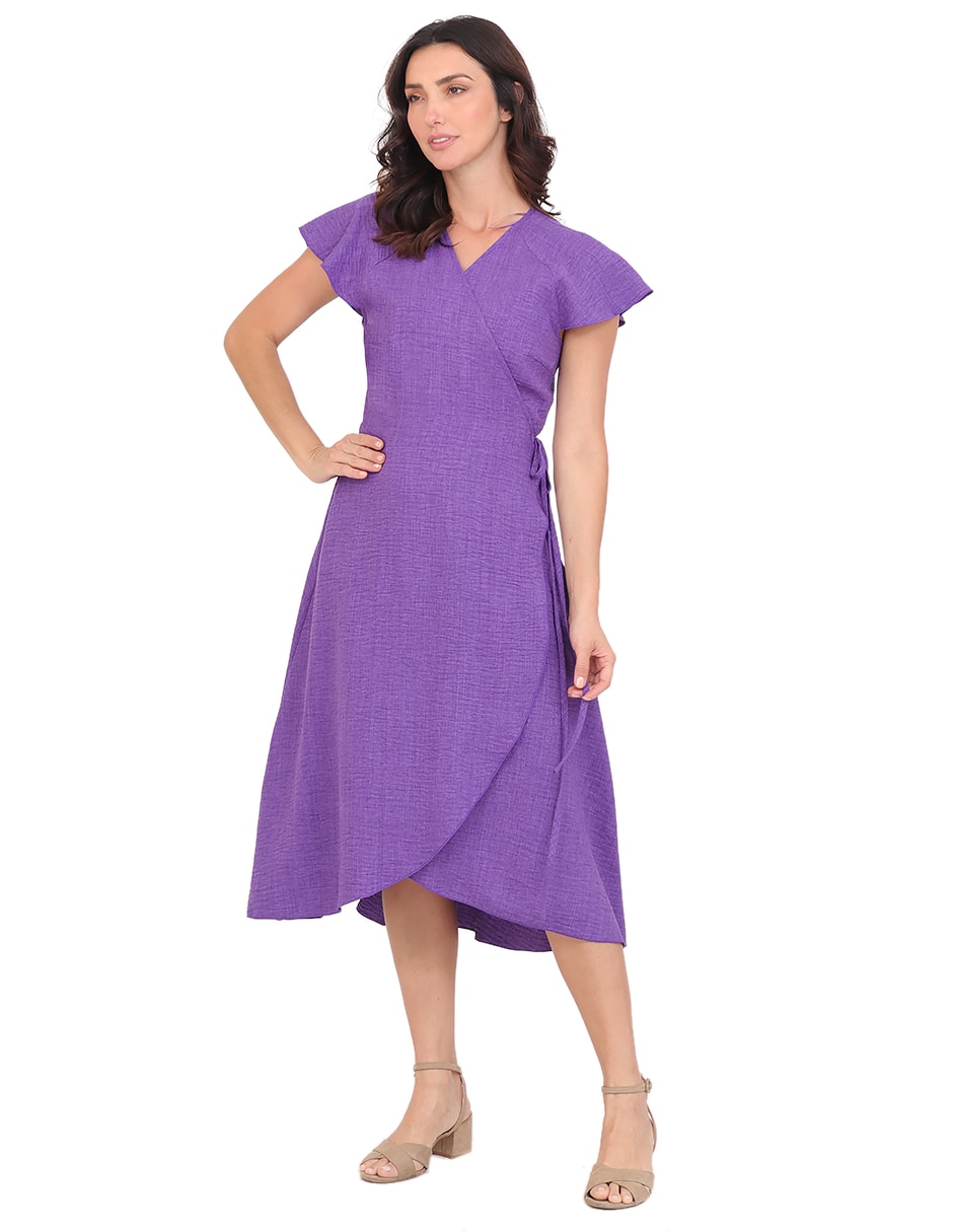 Vestido midi casual para mujer