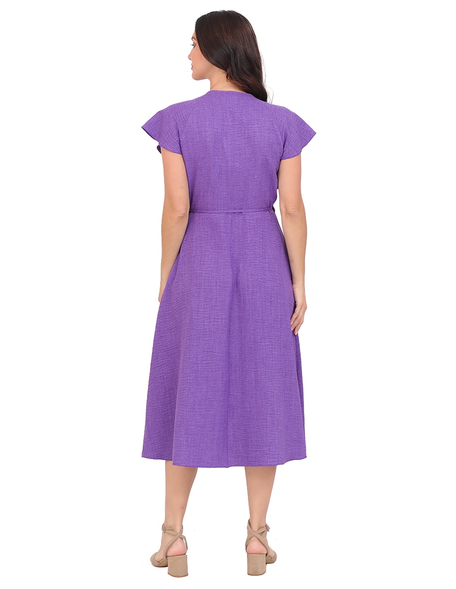 Vestido midi casual rue de la paix para mujer