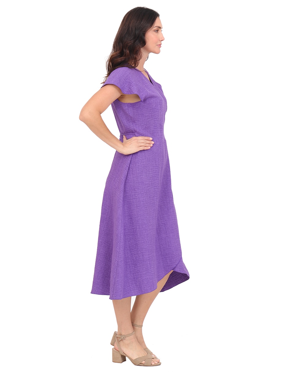 Vestido midi casual rue de la paix para mujer