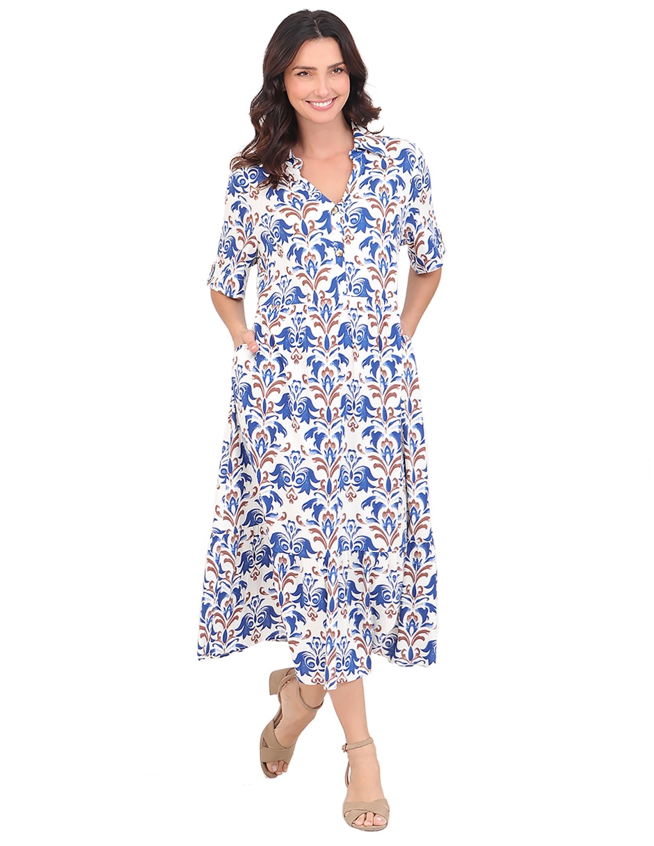 Vestido largo casual para mujer Vestido largo casual para mujer