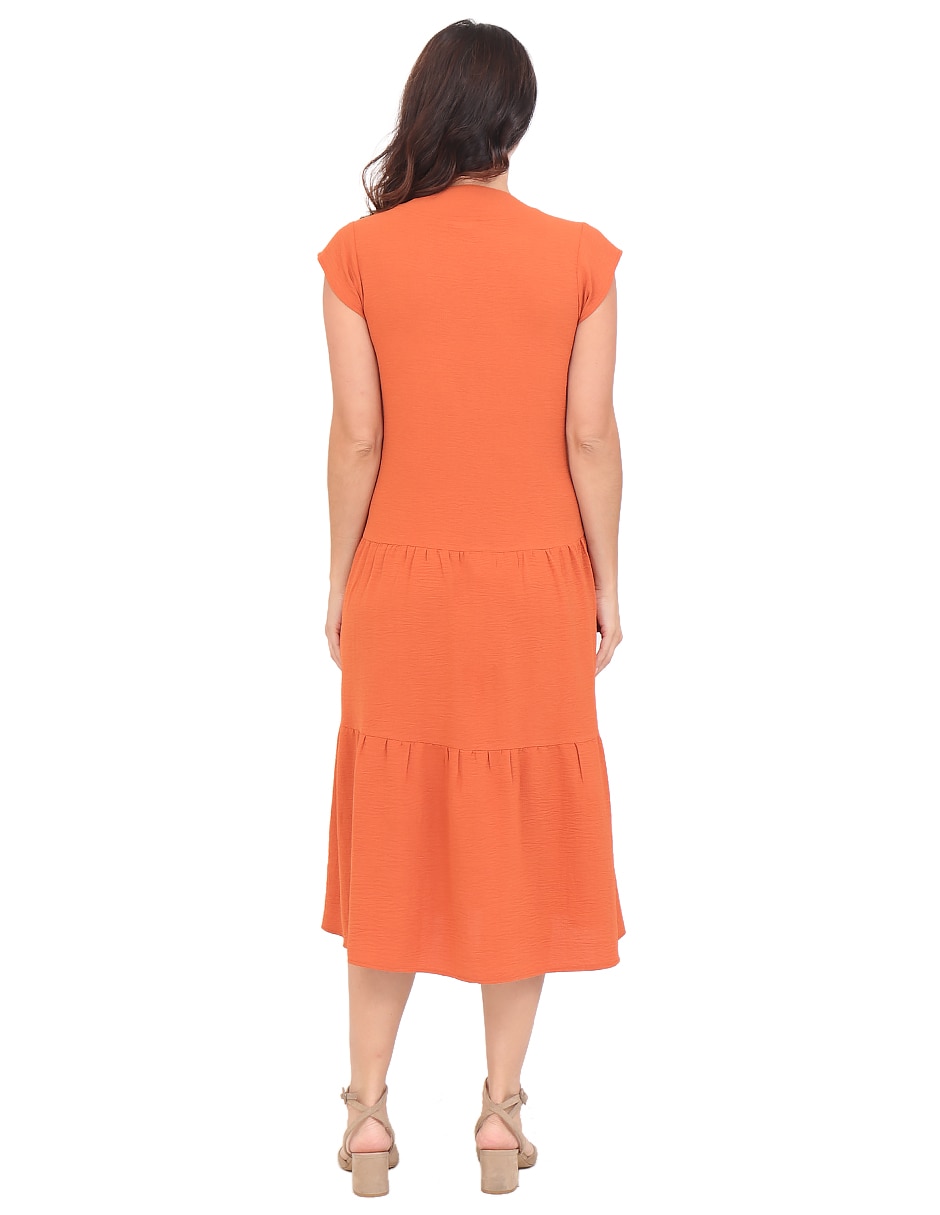 Vestido midi casual rue de la paix para mujer