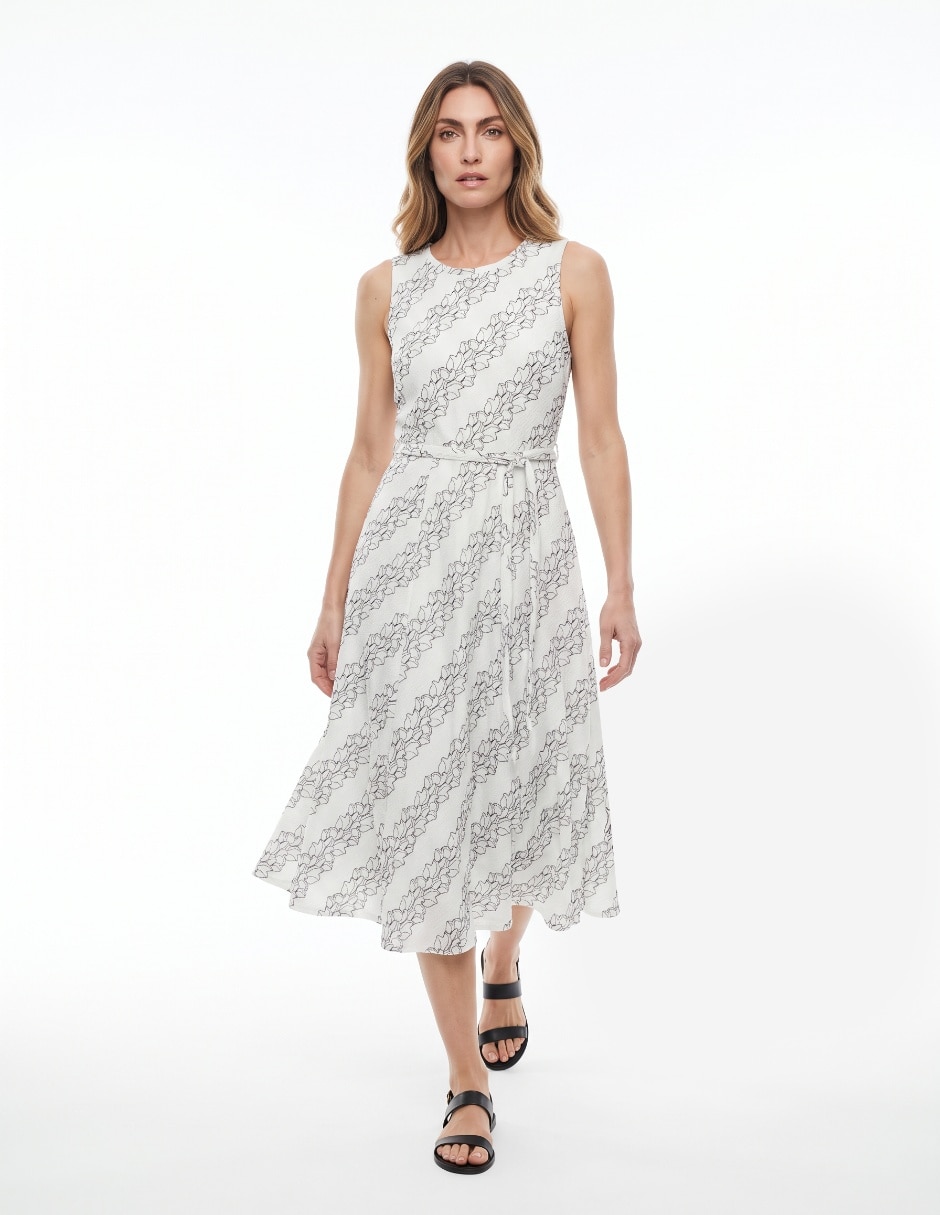 Vestido midi casual para mujer Vestido midi casual para mujer