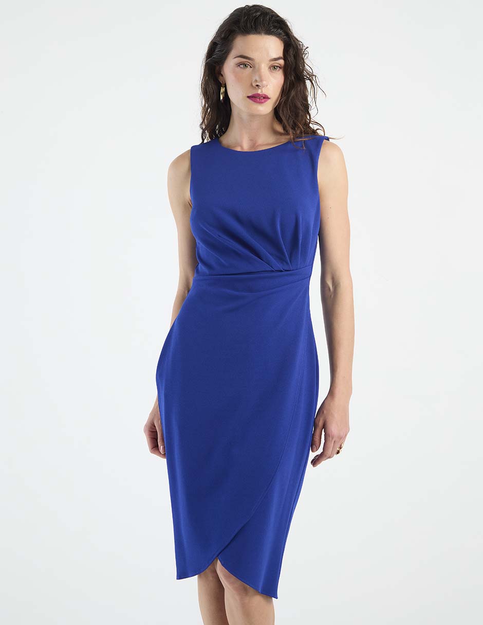 Vestido a la rodilla casual para mujer