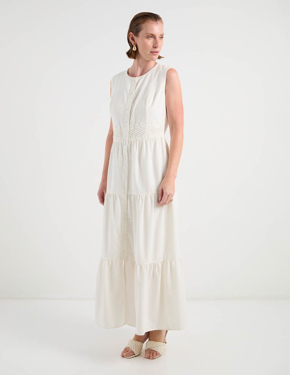 Vestido largo casual para mujer 7