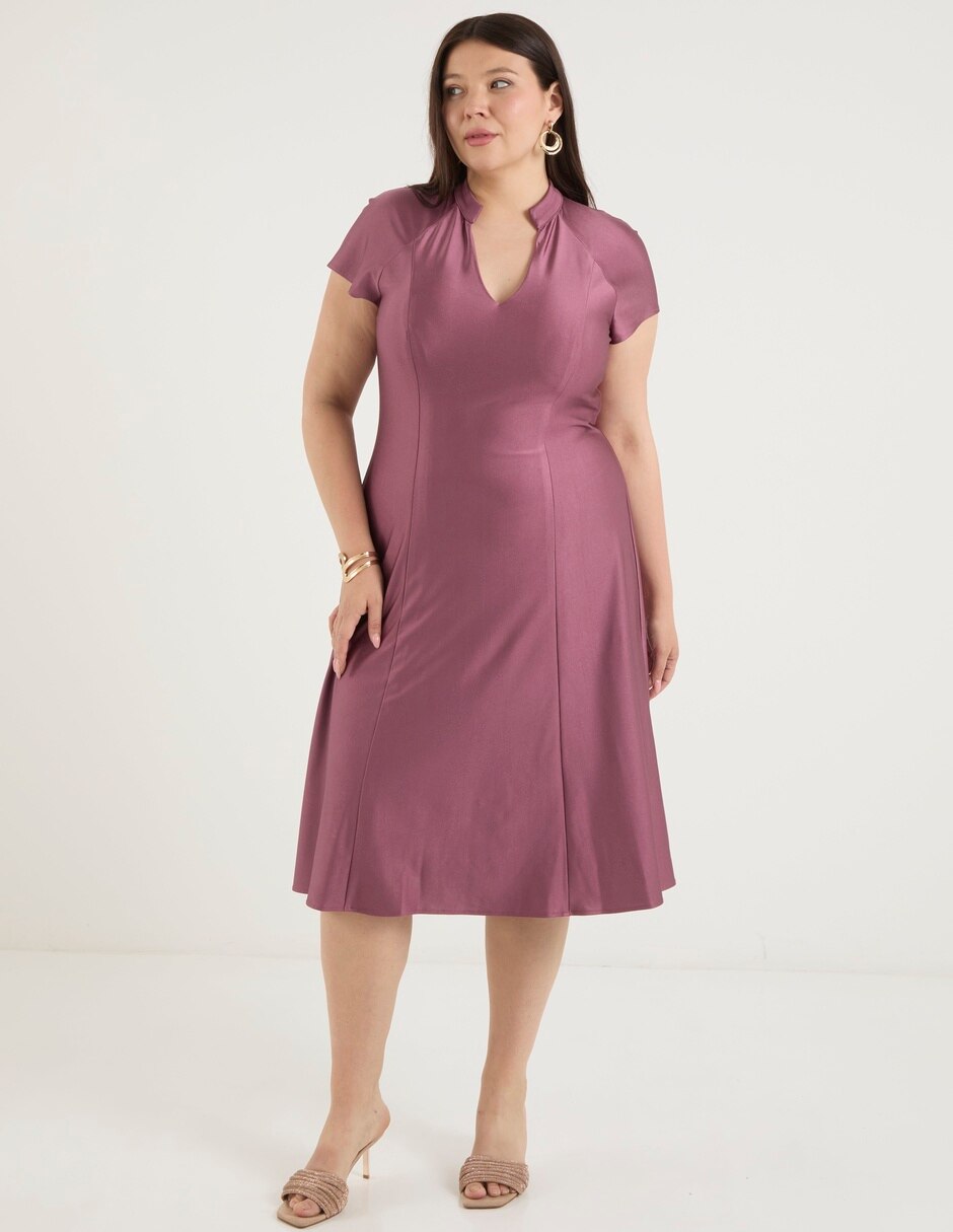 Vestido midi casual para mujer Vestido midi casual para mujer