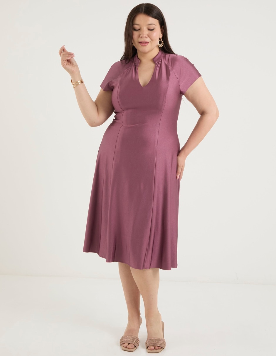 Vestido midi casual para mujer