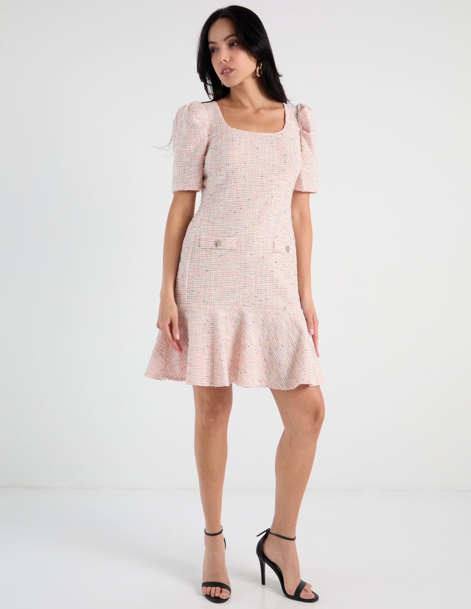 Vestido corto casual Karl Lagerfeld Paris para mujer