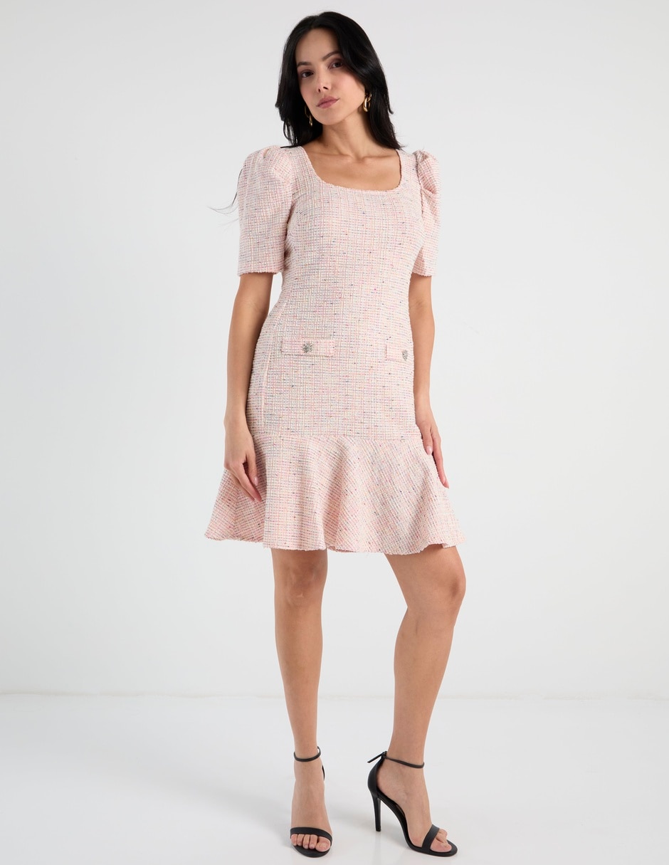Vestido corto casual Karl Lagerfeld Paris para mujer