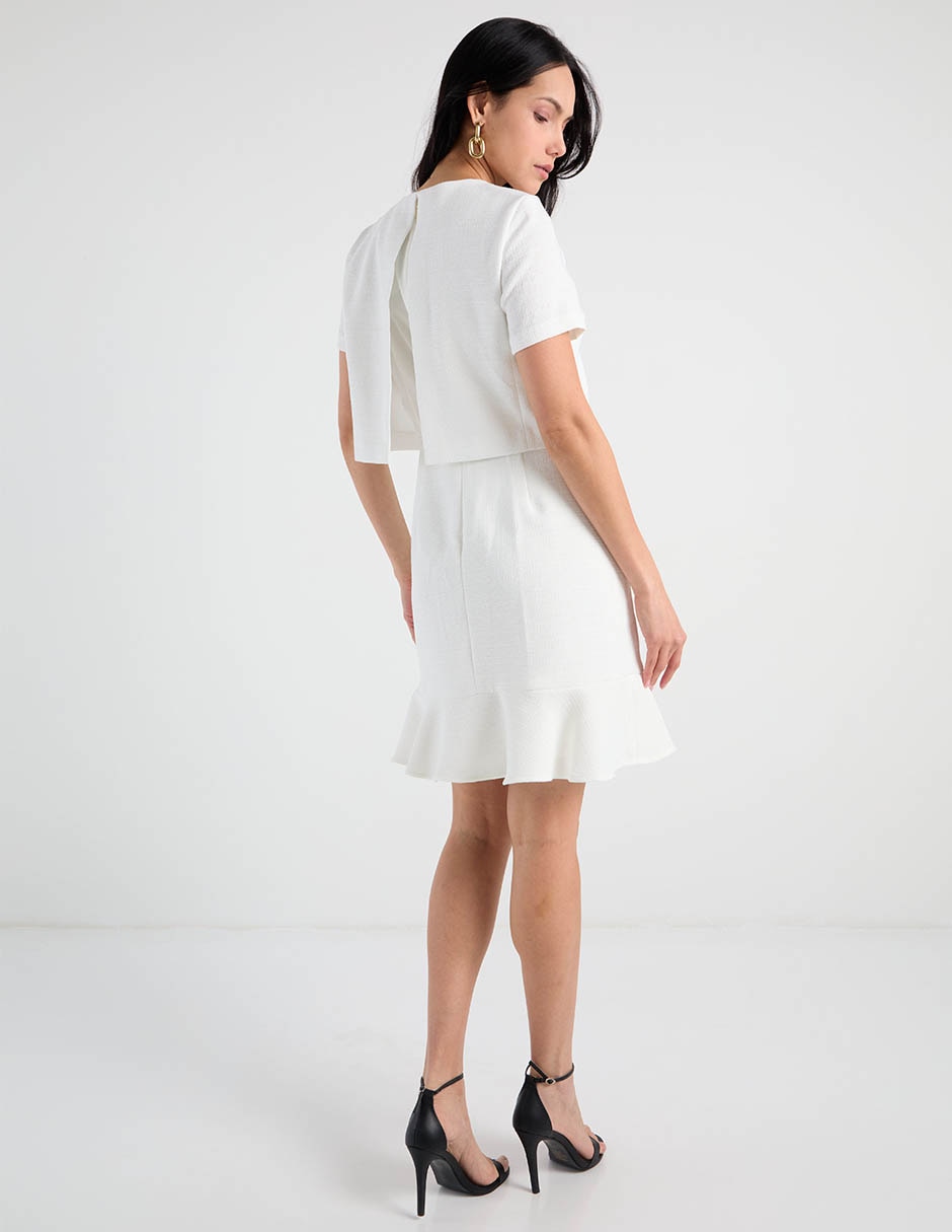 Vestido a la rodilla casual para mujer