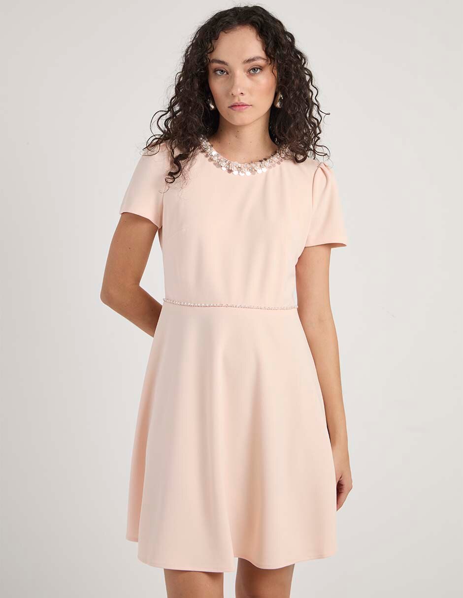 Vestido a la rodilla casual Karl Lagerfeld para mujer
