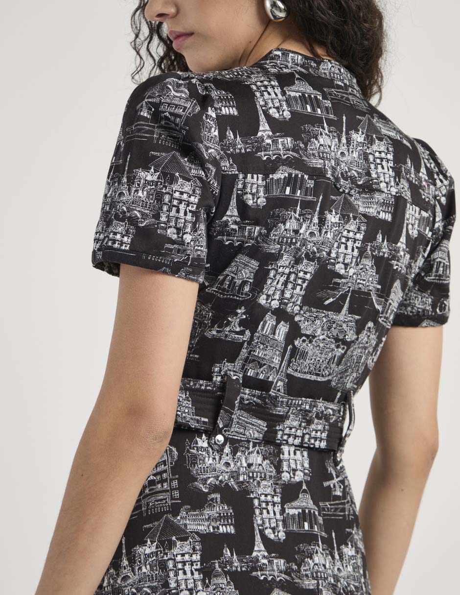 Vestido crop casual para mujer 5