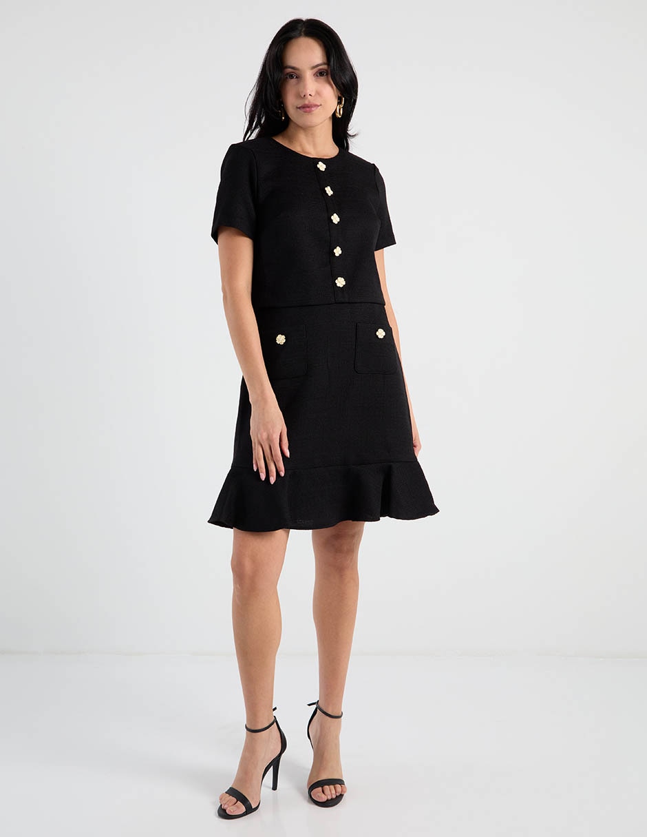 Vestido a la rodilla casual para mujer Vestido a la rodilla casual para mujer