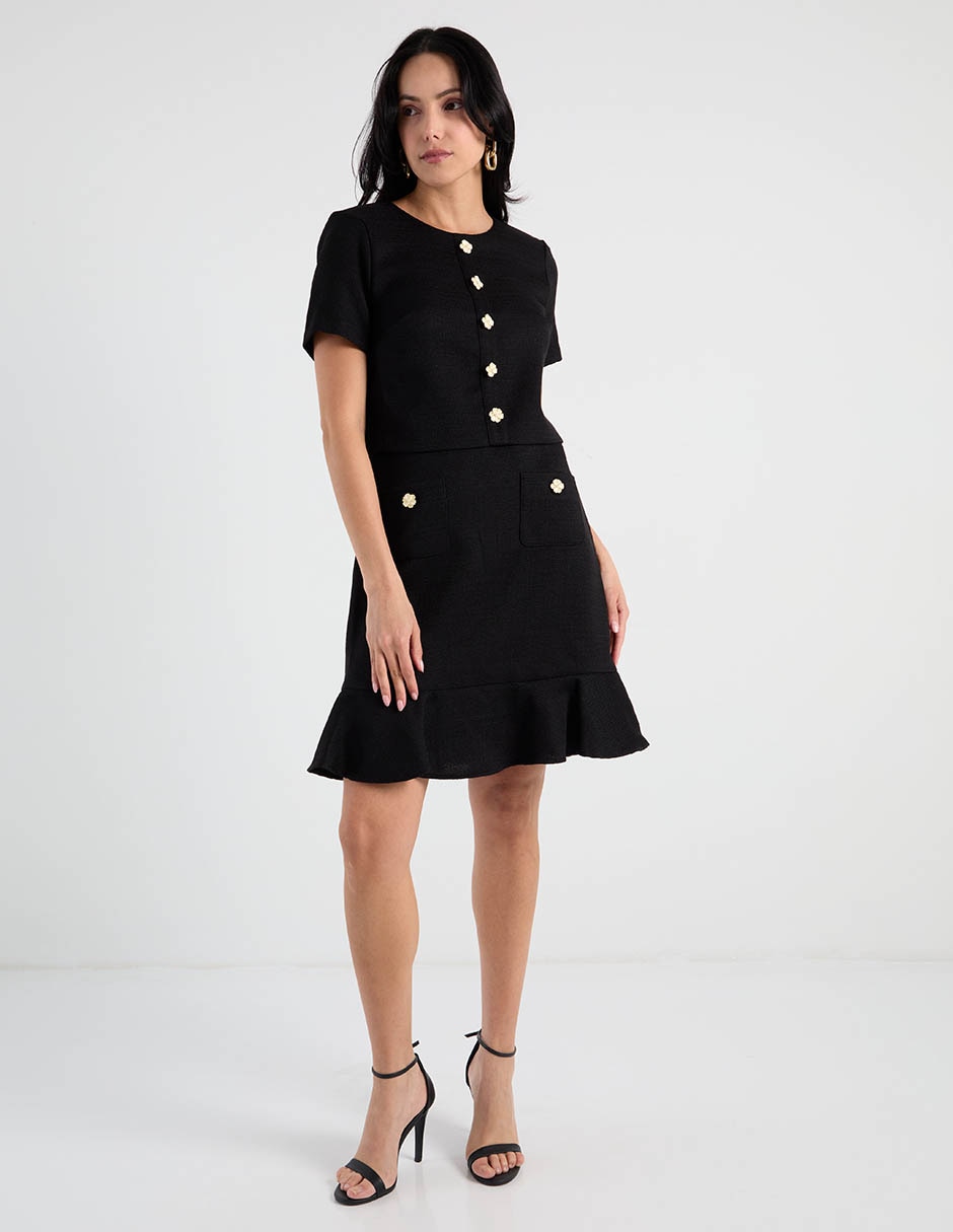 Vestido a la rodilla casual para mujer 2
