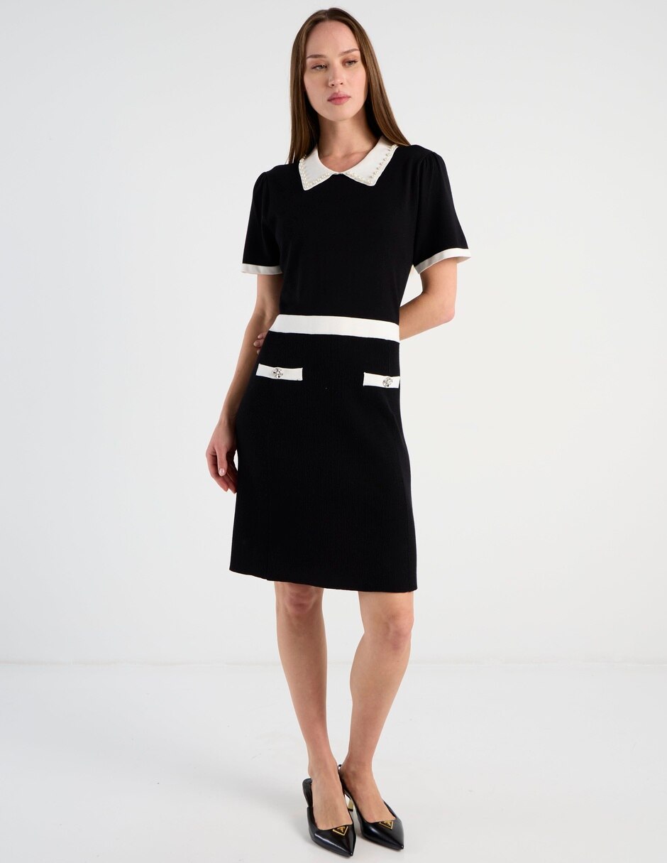 Vestido corto casual Karl Lagerfeld Paris para mujer