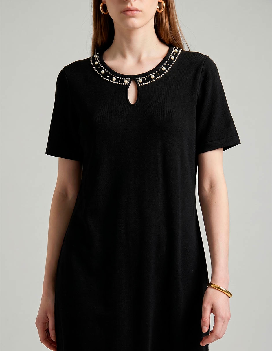 Vestido a la rodilla casual para mujer