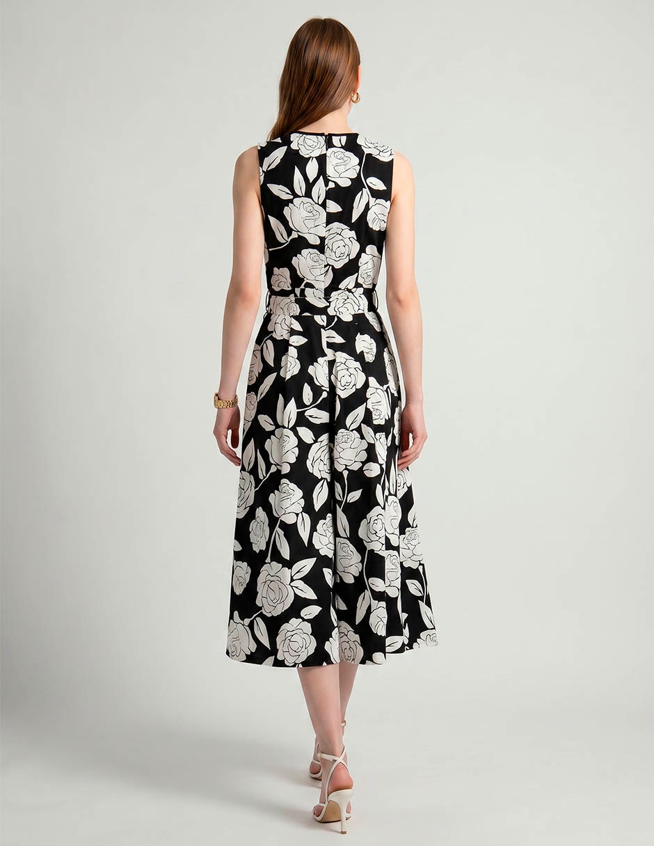 Vestido midi casual para mujer