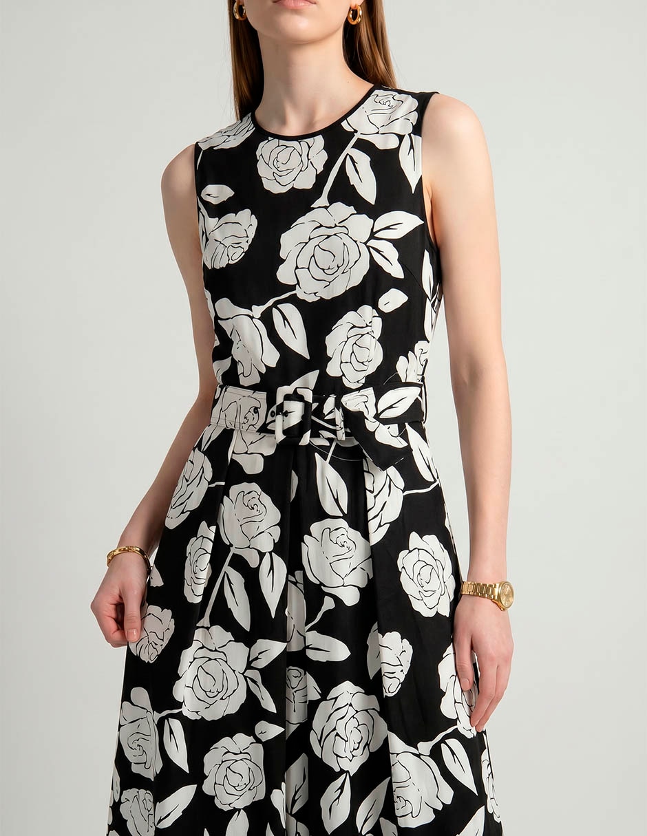 Vestido midi casual para mujer