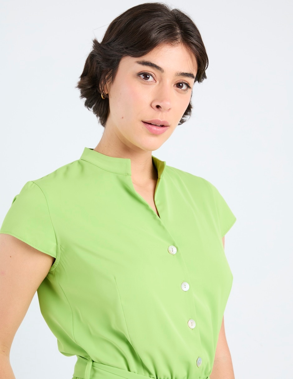 Vestido a la rodilla casual para mujer