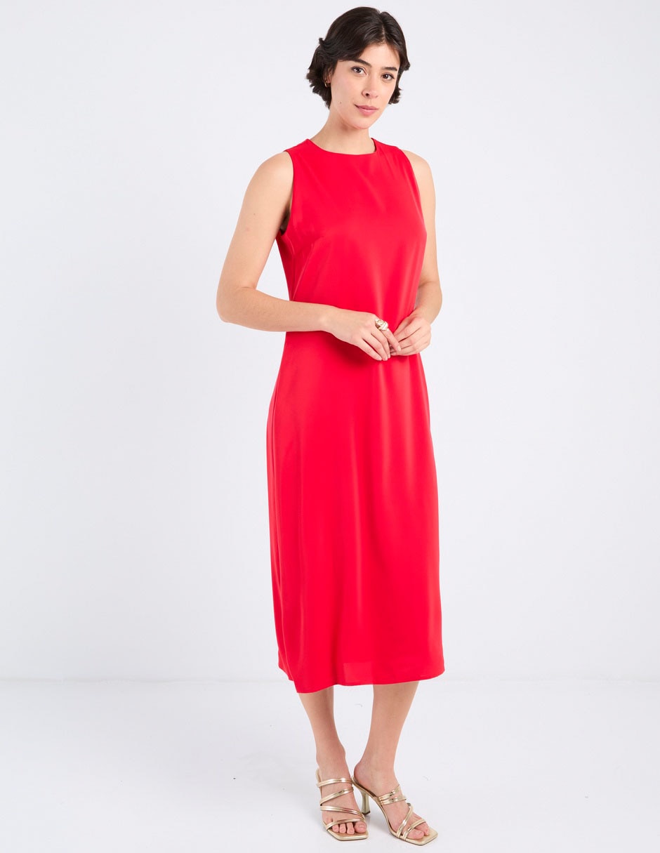 Vestido midi casual para mujer Vestido midi casual para mujer