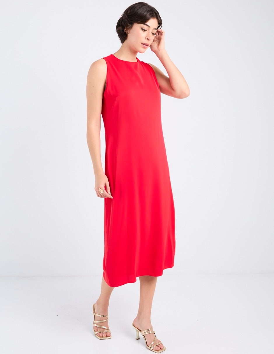 Vestido midi casual para mujer 8
