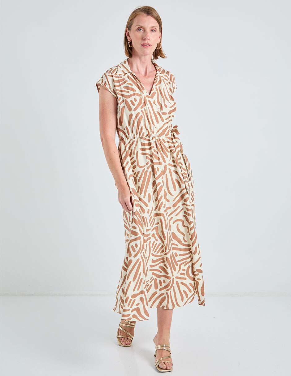 Vestido 3/4 casual para mujer 2