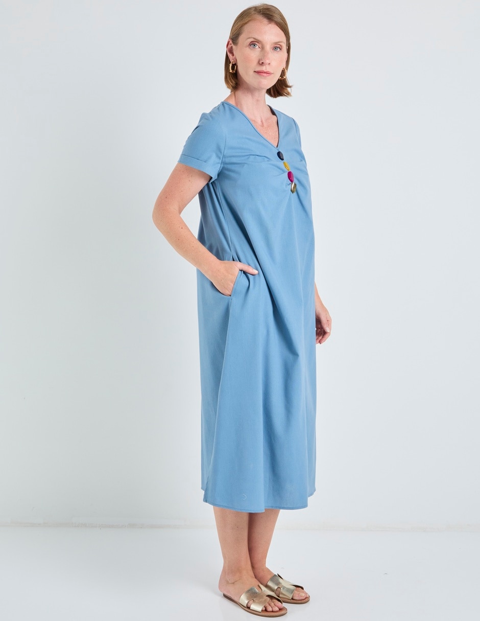 Vestido midi casual para mujer 3
