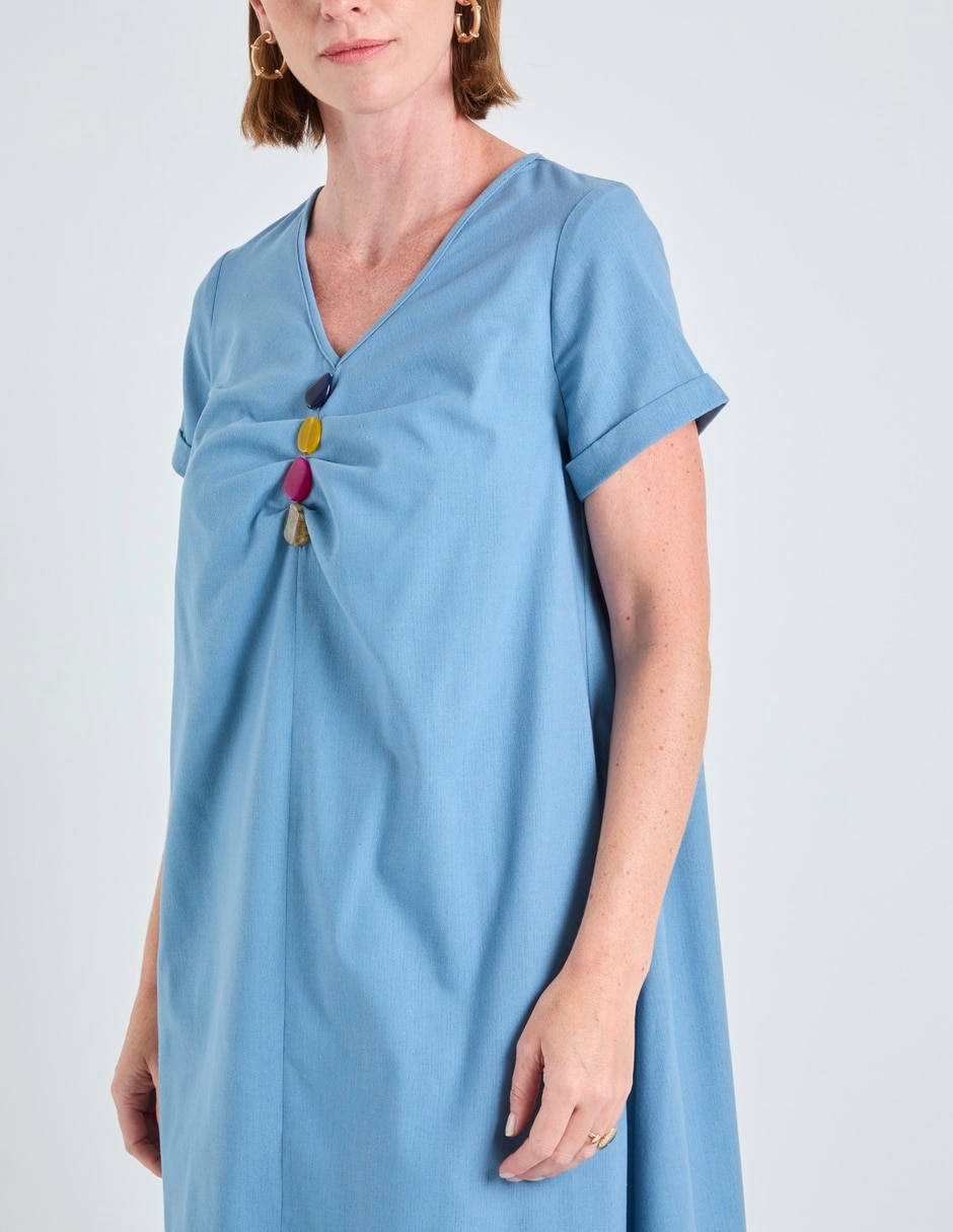 Vestido midi casual para mujer 5
