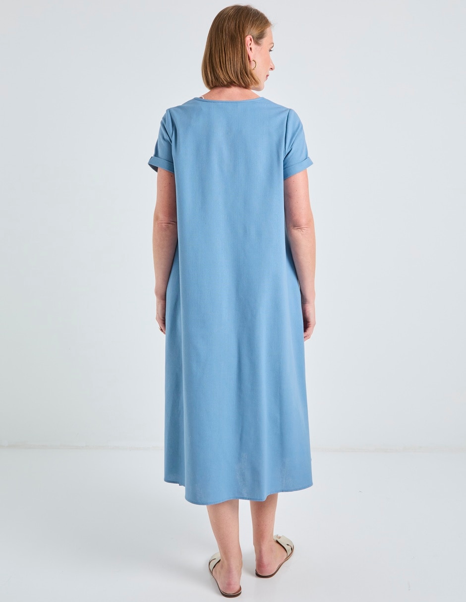 Vestido midi casual para mujer 6