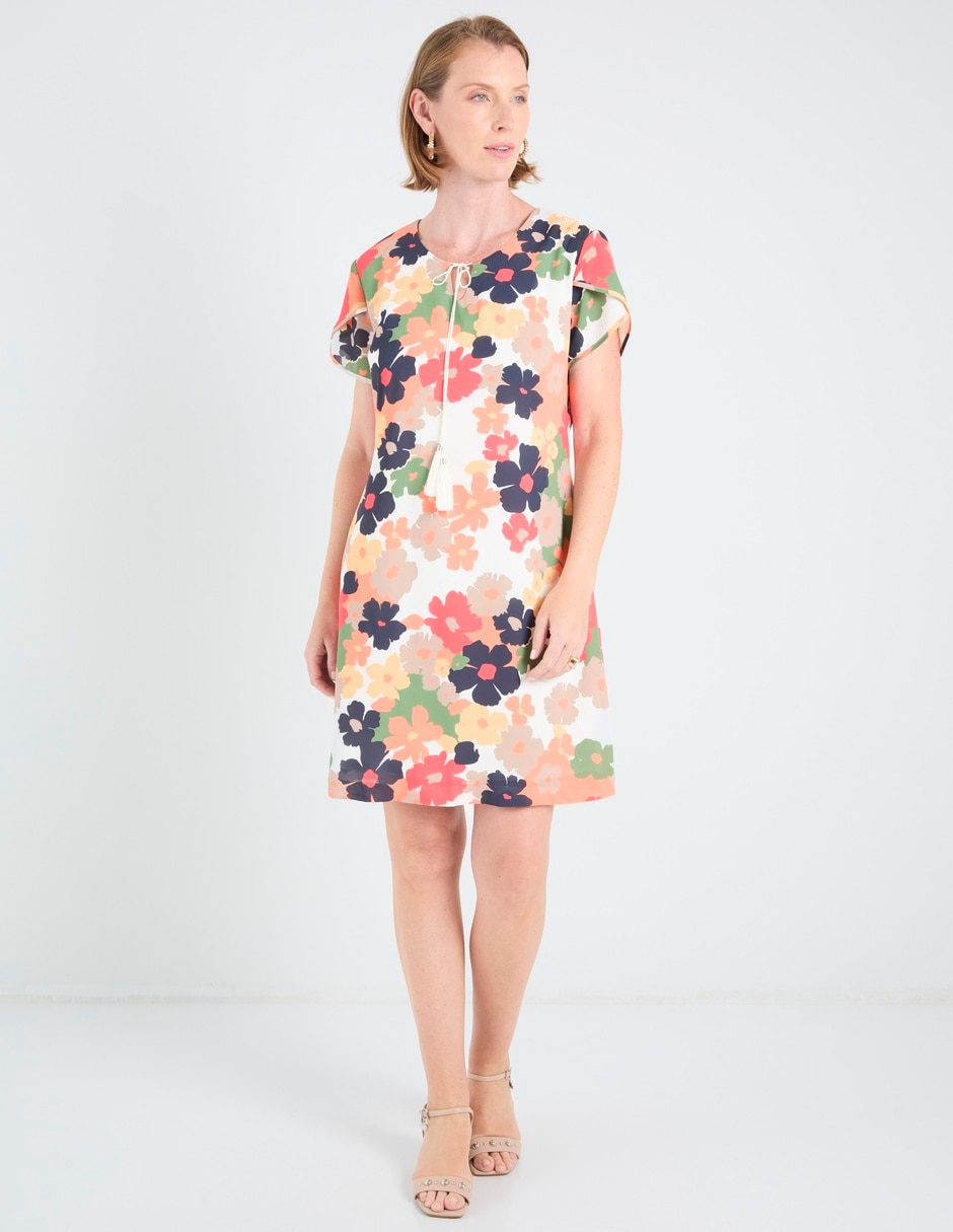 Vestido arriba de la rodilla casual para mujer 2