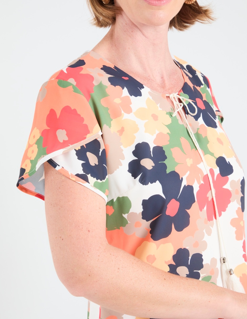 Vestido arriba de la rodilla casual para mujer 4