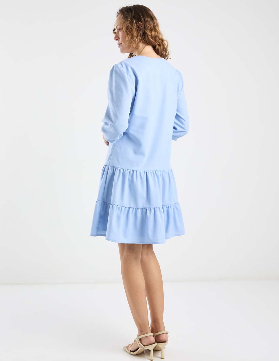 Vestido arriba rodilla casual para mujer 6