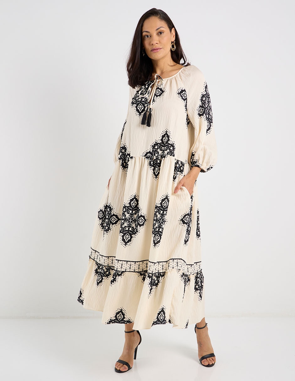 Vestido largo casual para mujer 8