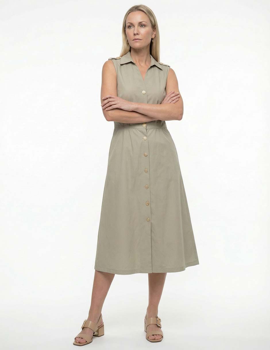 Vestido midi casual para mujer 7
