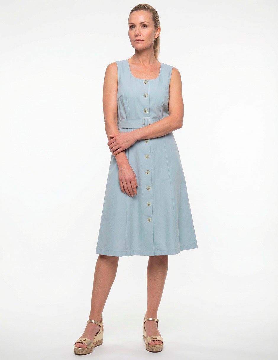 Vestido 3/4 casual Karen Olivier para mujer