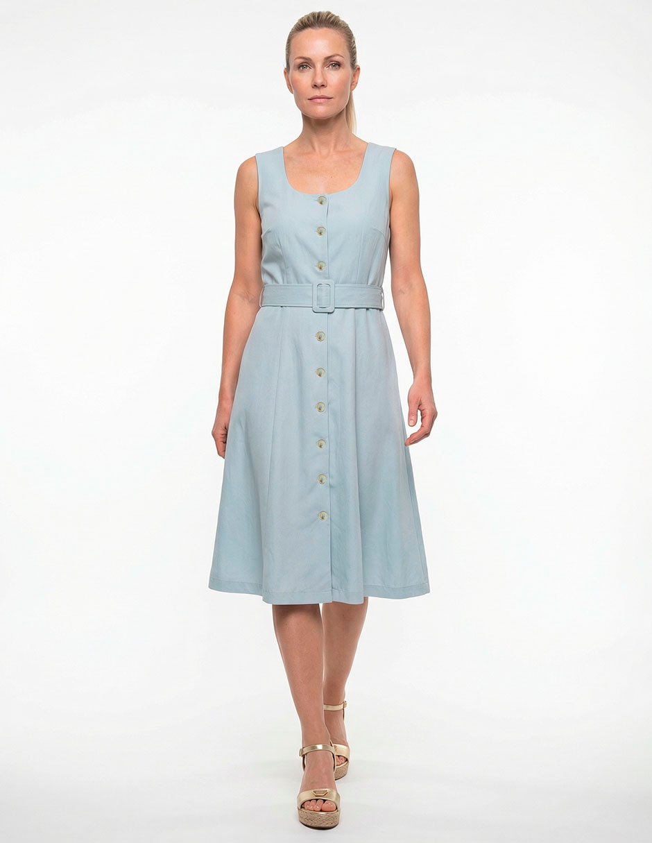Vestido 3/4 casual Karen Olivier para mujer