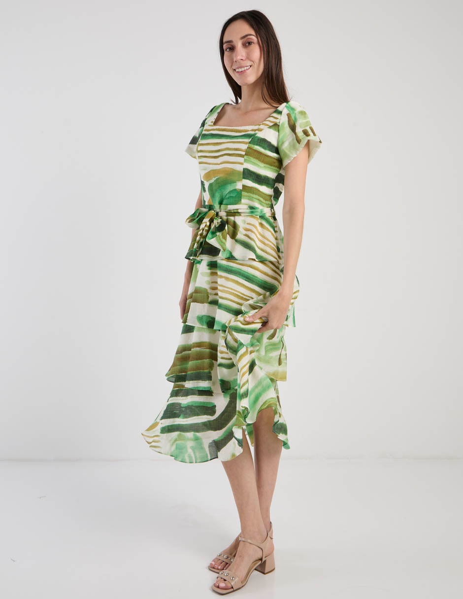 Vestido midi casual para mujer 8