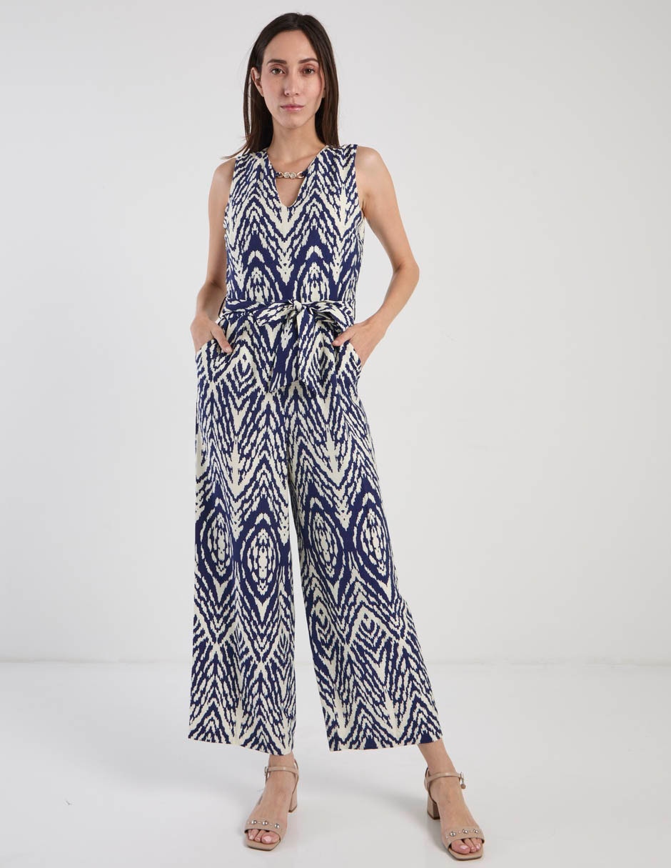 Jumpsuit estampado étnico para mujer 1