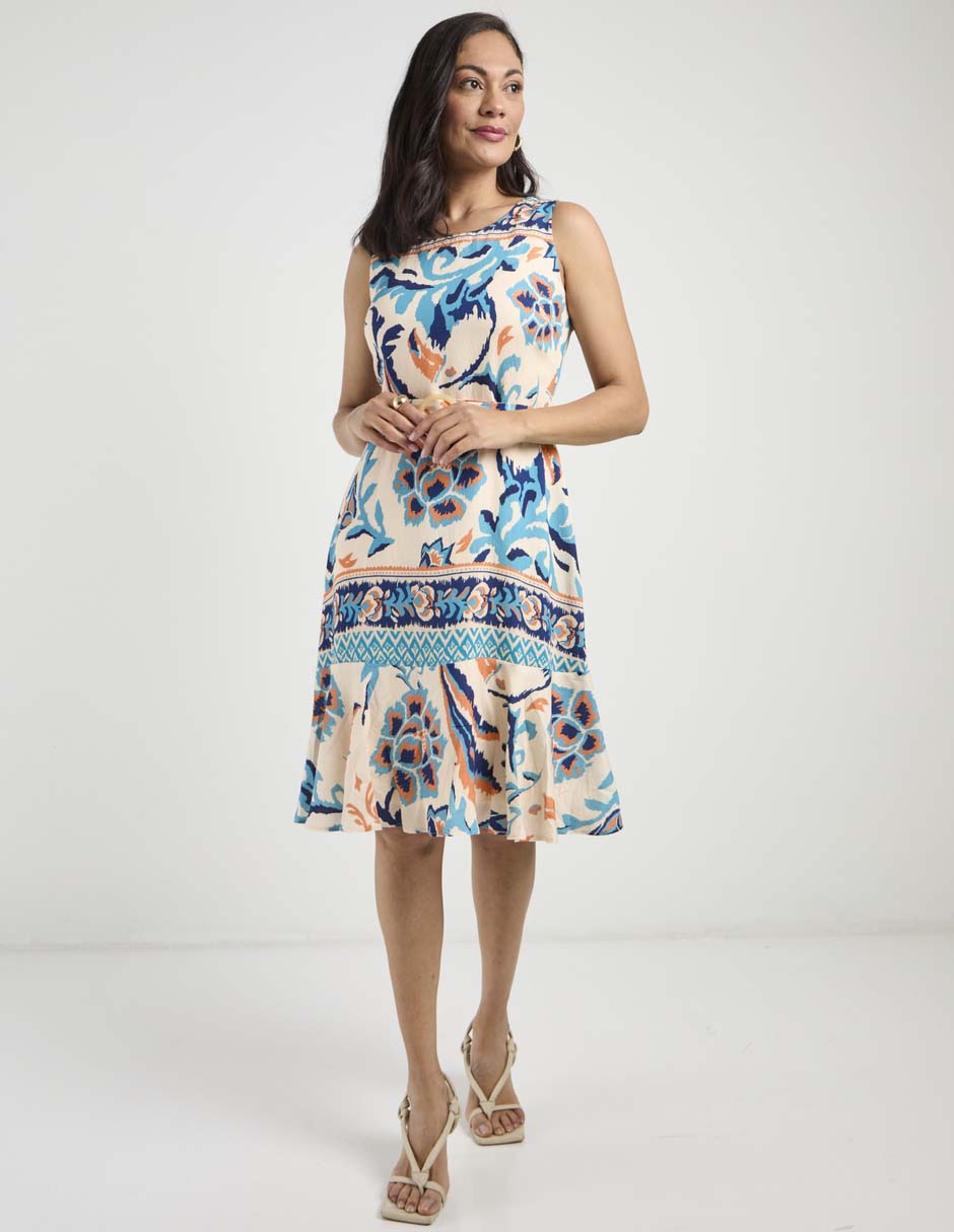 Vestido midi casual para mujer 1