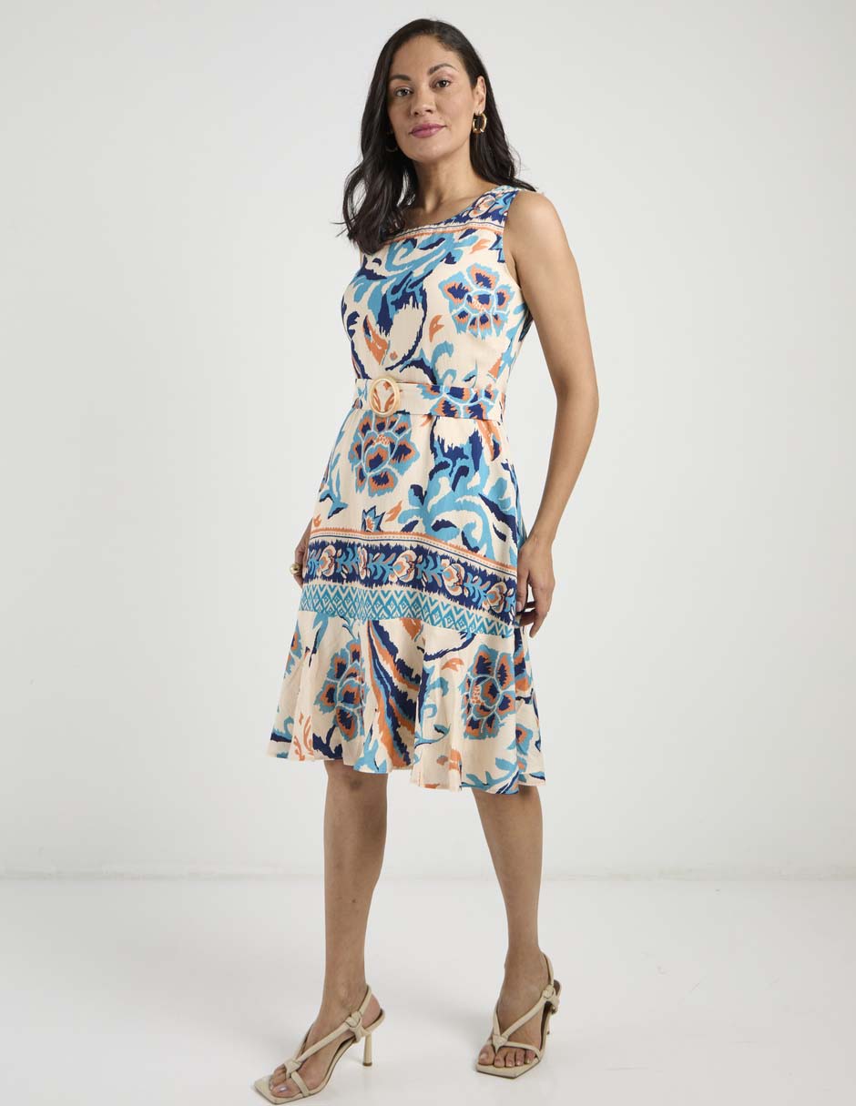 Vestido midi casual para mujer 8