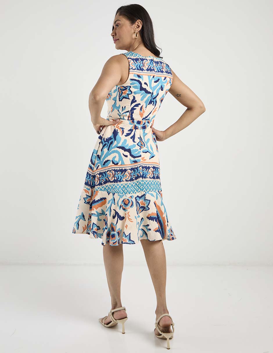 Vestido midi casual para mujer 11
