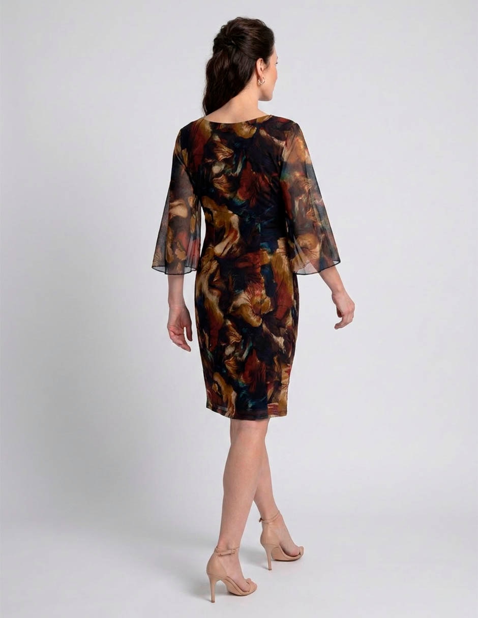 Vestido arriba de la rodilla casual para mujer 2