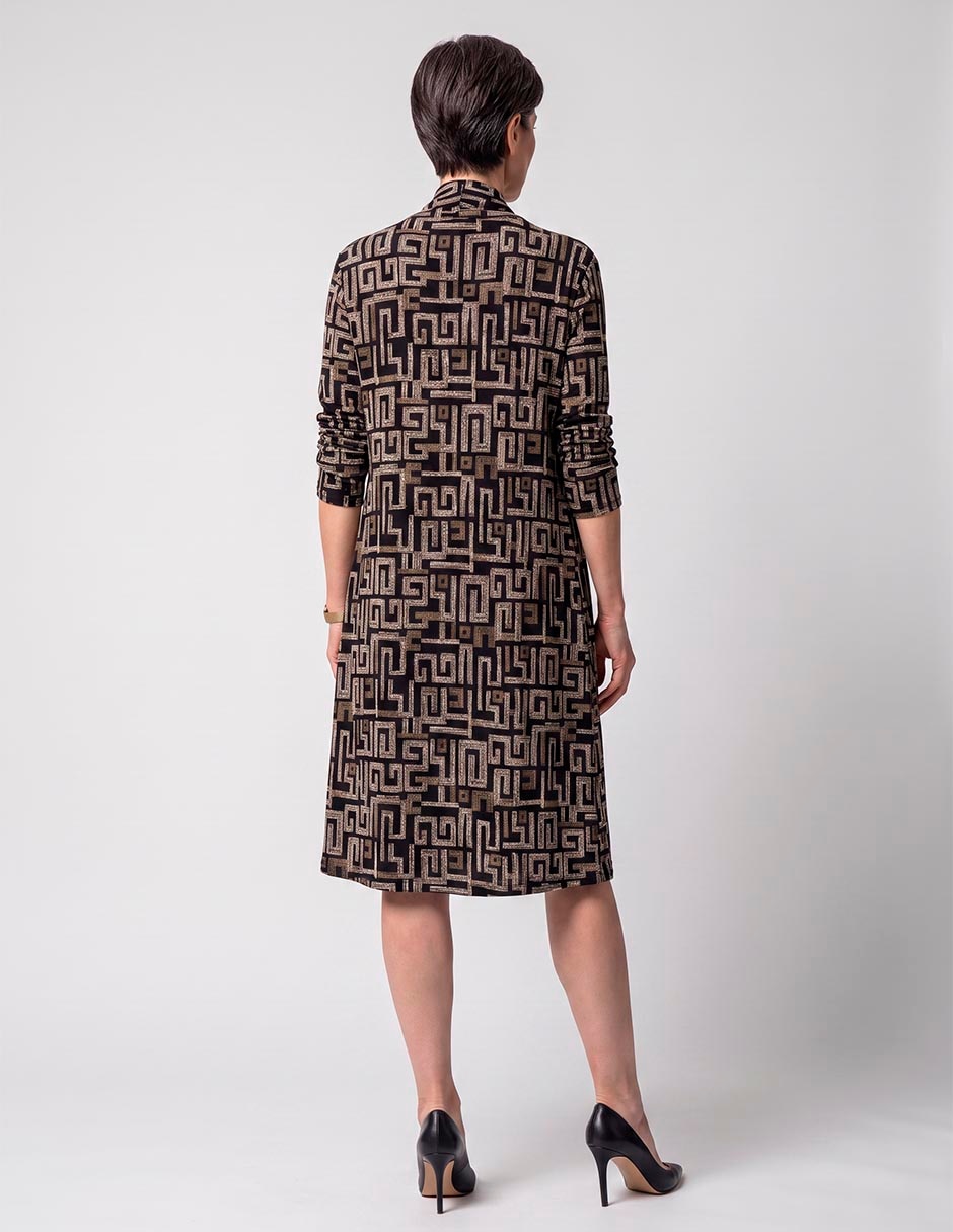 Vestido a la rodilla formal para mujer 2