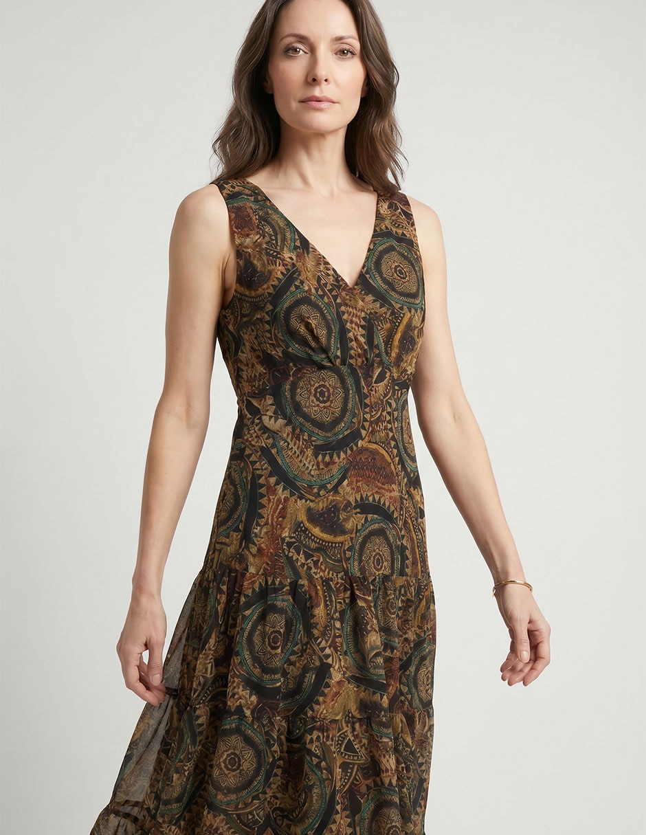 Vestido midi casual para mujer 3